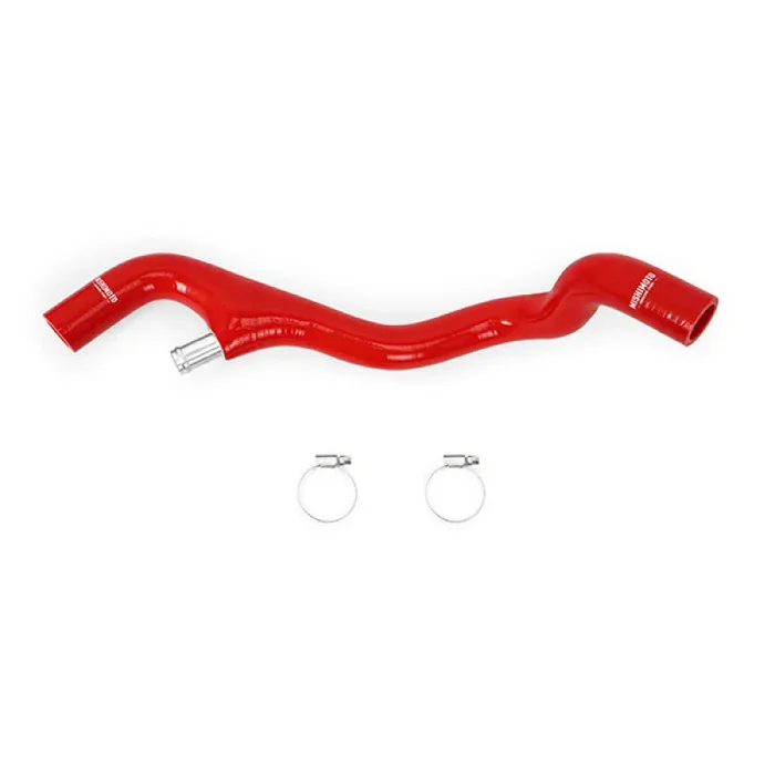 Mishimoto 05-07 Ford F-250/F-350 6.0L Powerstroke Lower Overflow Red Silicone Hose Kit1.0 lb