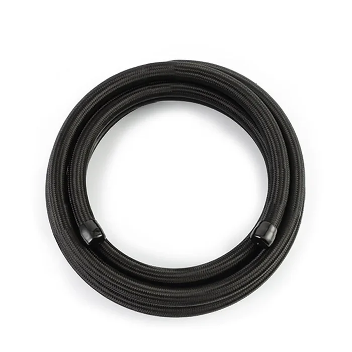 Mishimoto 15Ft Stainless Steel Braided Hose w/ -8AN Fittings – Black