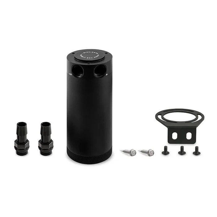 Mishimoto 2-Port Universal XL Baffled Catch Can – Black1.4 lb