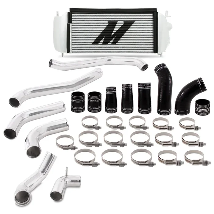 Mishimoto 2017+ Ford F150 3.5L EcoBoost Performance Intercooler Kit – Silver Cooler Polished Pipes