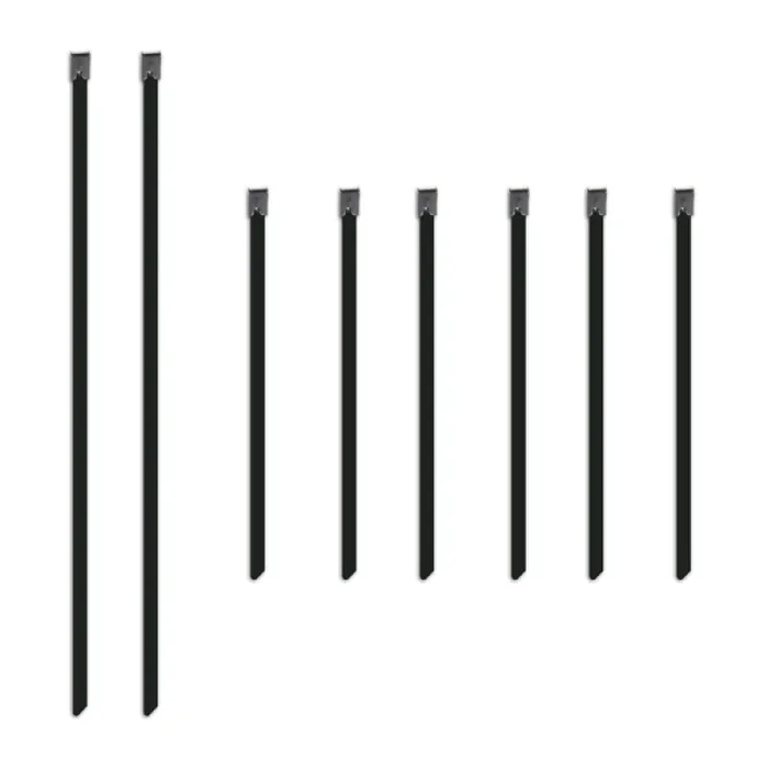Mishimoto Set of Six 6in & Two 14in Stainless Steel Locking Ties