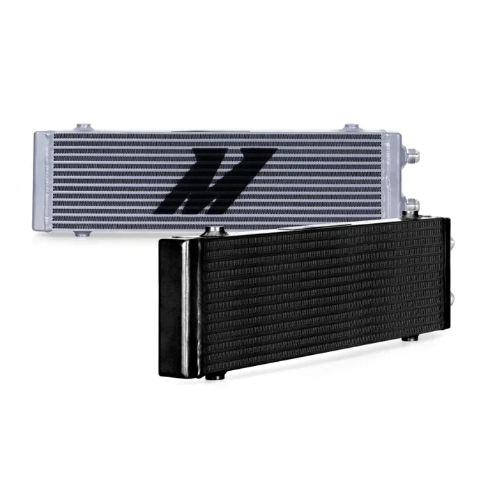Mishimoto Universal Large Bar and Plate Dual Pass Black Oil Cooler7.3 lb