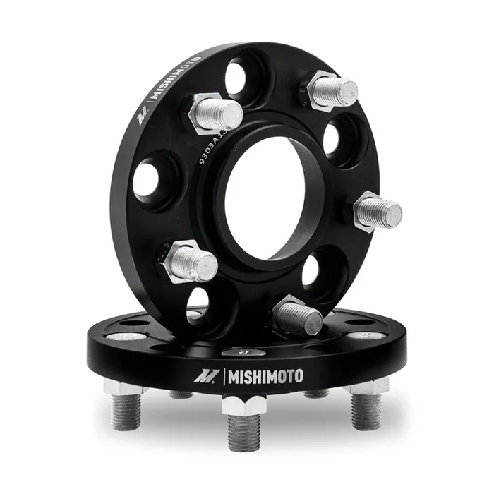 Mishimoto Wheel Spacers – 5×114.3 – 60.1 – 25 – M12 – Black