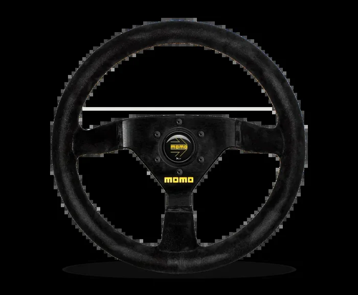 Momo MOD69 Steering Wheel 350 mm -Black Suede/Black Spokes3.0 lb