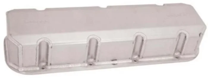 Moroso Chevrolet Big Block Valve Cover w/Billet Rail – 3.875in – Exhaust & Intake Pockets – Aluminum
