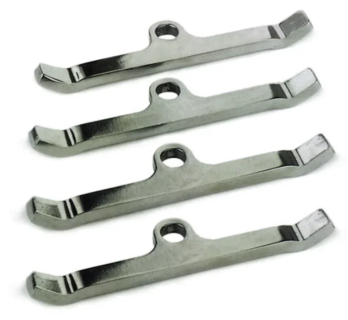 Moroso Ford Valve Cover Hold Downs – Steel – Chrome Plated – Set of 4
