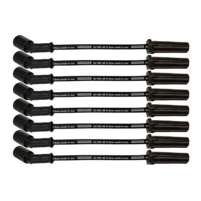 Moroso GM LS/LT 8.5mm Ultra 40 11in Long Wire Set w/o Alum Heatshield – Black