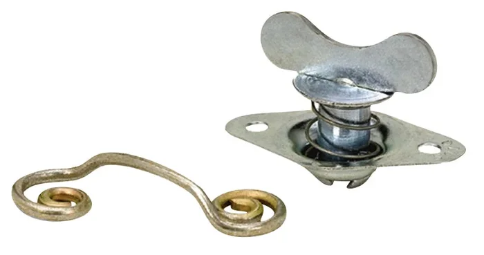 Moroso Quick Fastener – Self Ejecting – Butterfly Head – 5/16in x .400in – Steel – 10 Pack