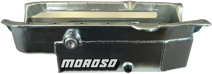 Moroso SBC 8qt CT Oil Pan – RH Dipstick 86-UP