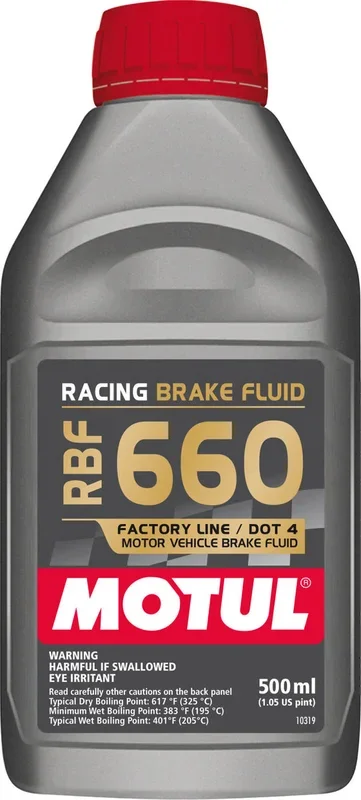 Motul 1/2L Brake Fluid RBF 660 – Racing DOT 416.0 lb