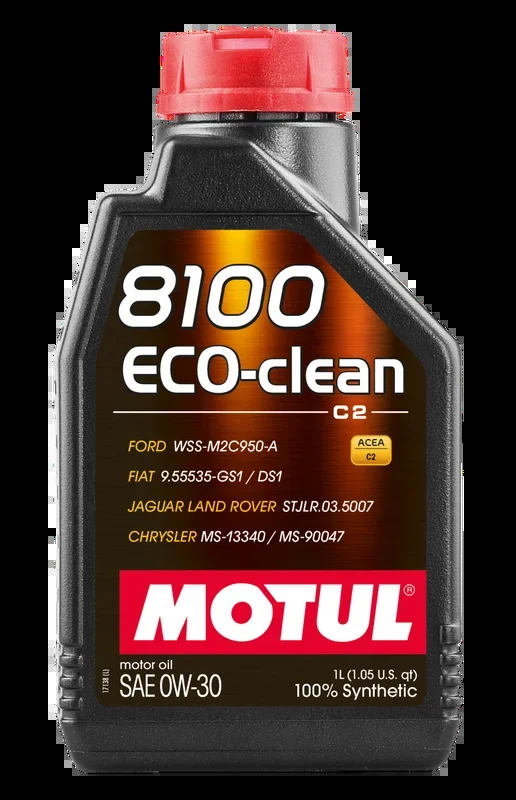Motul 1L Synthetic Engine Oil 8100 Eco-Clean 0W30 Case of 12 102888