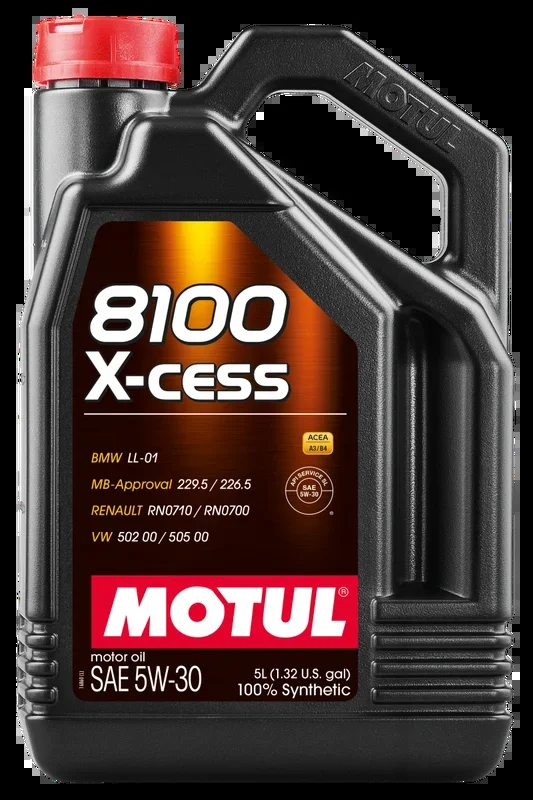 Motul Synthetic Engine Oil 8100 5W30 X-CESS 5L