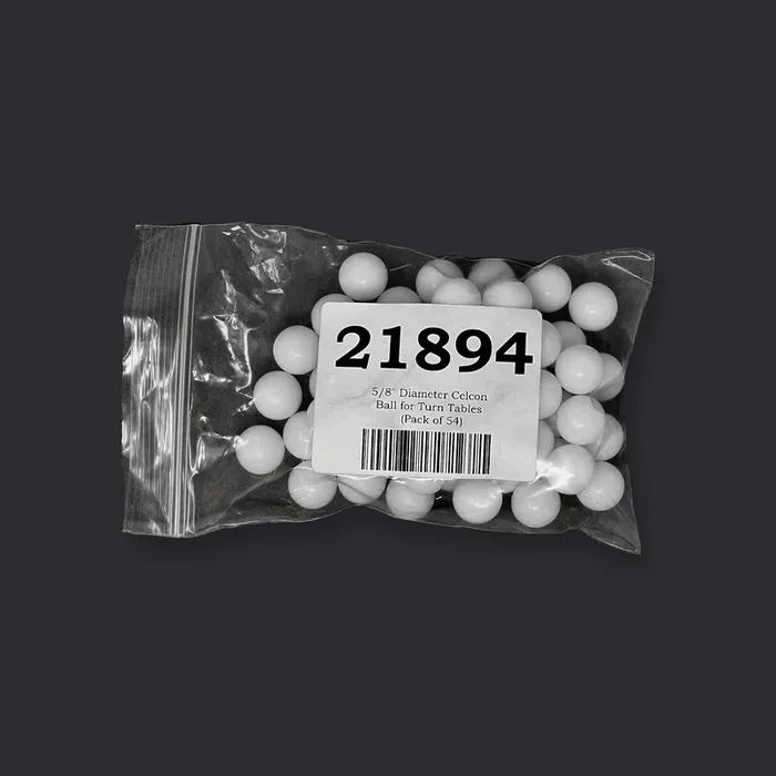 MT-RSR 21894 5/8″ Diameter Celcon Ball for Turntables (Pack of 54)
