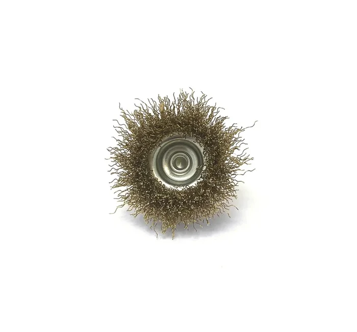 MT-RSR S-14033R 3″ Wire Cup Brush, 1/4″ Shaft, 10,000 RPM, Knotted Carbon Steel