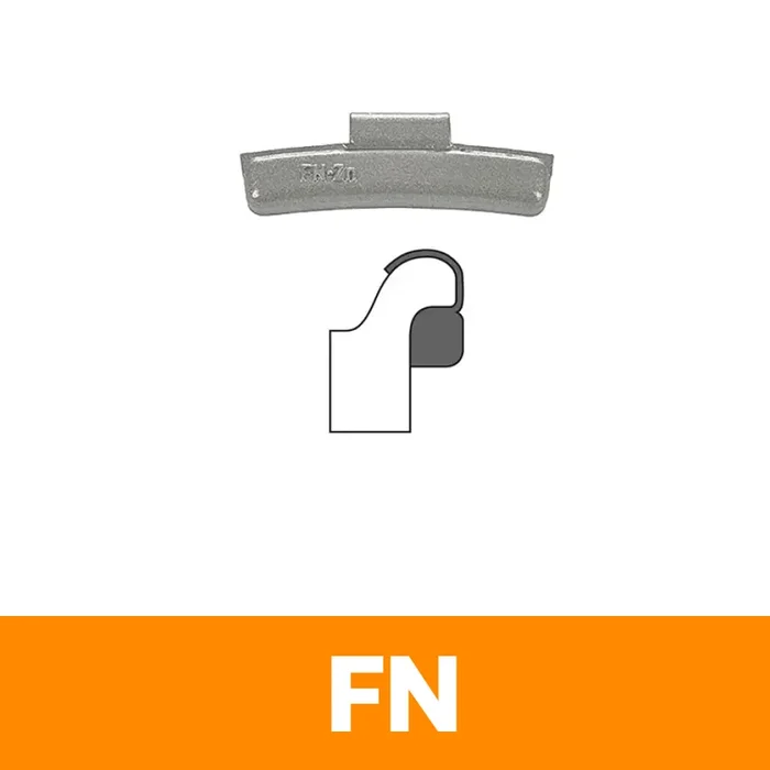 MT-RSR WW-Z-FN-E25G Clip-on WW FN Profile, 25g, Box of 25, Zinc “Orange” Eco