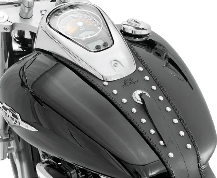 Mustang 05-08 Suzuki VL800 Volusia, Boulevard C50 Tank Bib w/Studs – Black