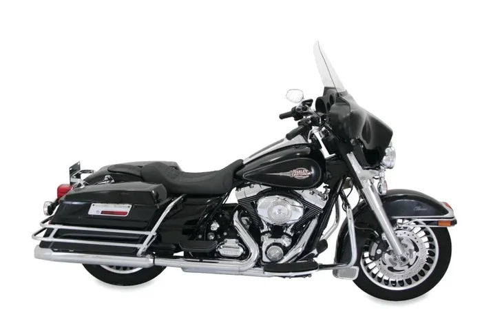 Mustang 08-21 Harley Electra Glide Std,Rd Glide,Rd King,Str Glide Solo Seat w/Diamond Stitch – Black