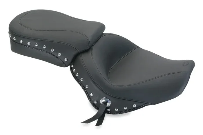 Mustang 10-18 Triumph Thunderbird, Thunderbird Storm Std. Touring 2PC Seat w/Studs – Black