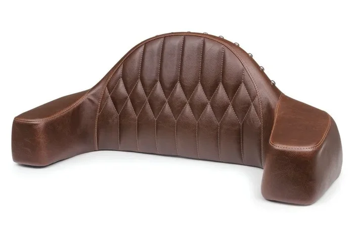 Mustang 14-21 Indian Chieftain,Chief,Dk Horse,Roadmaster,Vint Pass Backrest w/Diam Stitch – Brown