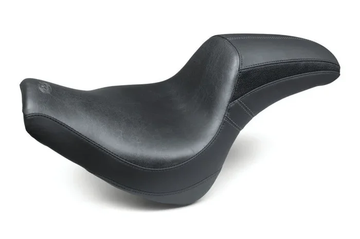 Mustang 18-21 Harley Fat Bob Tripper Fastback 1PC Seat – Black