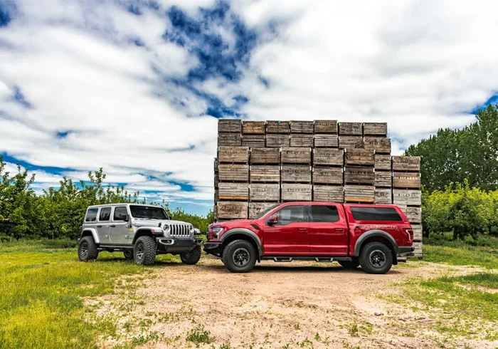 N-Fab EPYX 2019 Jeep Wrangler JT 4DR Truck – Full Length – Tex. Black