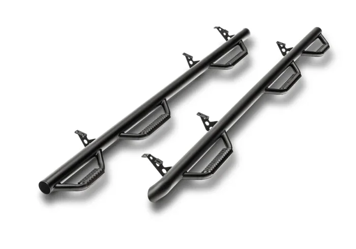 N-Fab Nerf Step 07-17 Toyota Tundra Double Cab 6.5ft Bed – Tex. Black – Bed Access – 3in