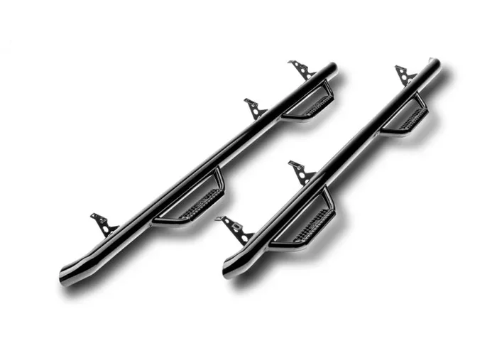 N-Fab Nerf Step 2018 Jeep Wrangler JL SUV 4 Door- Gloss Black – W2W – 3in