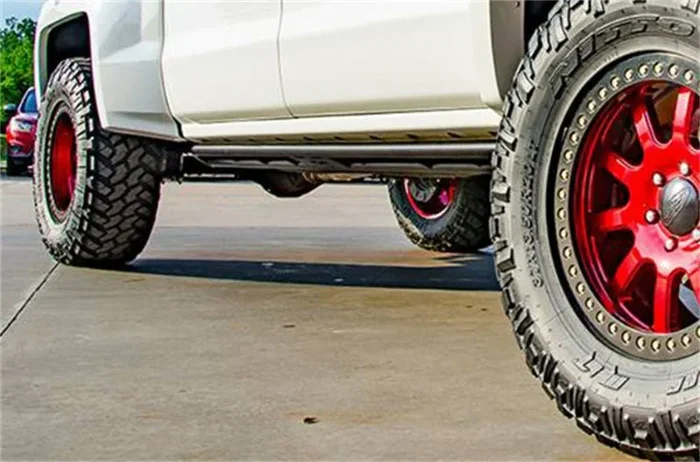 N-Fab RKR Rails 16-17 Toyota Tacoma Double Cab – Tex. Black – 1.75in