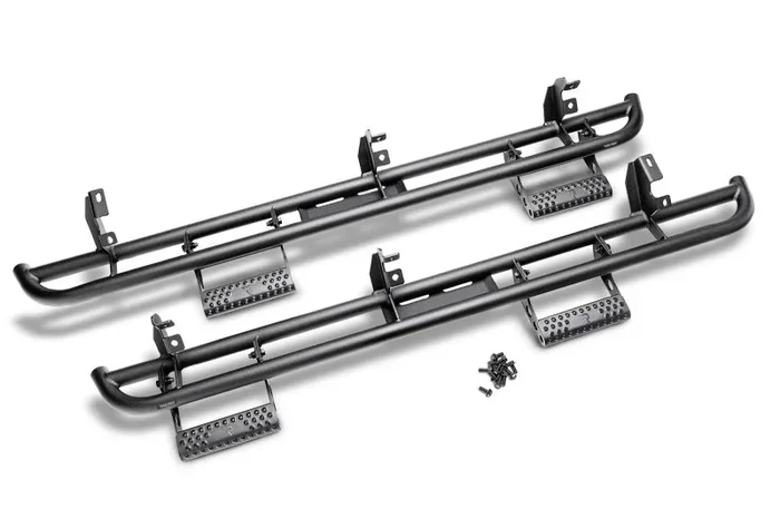 N-Fab RKR Step System 2019 Chevy/GMC 1500 Crew Cab – Cab Length – Tex. Black – 1.75in