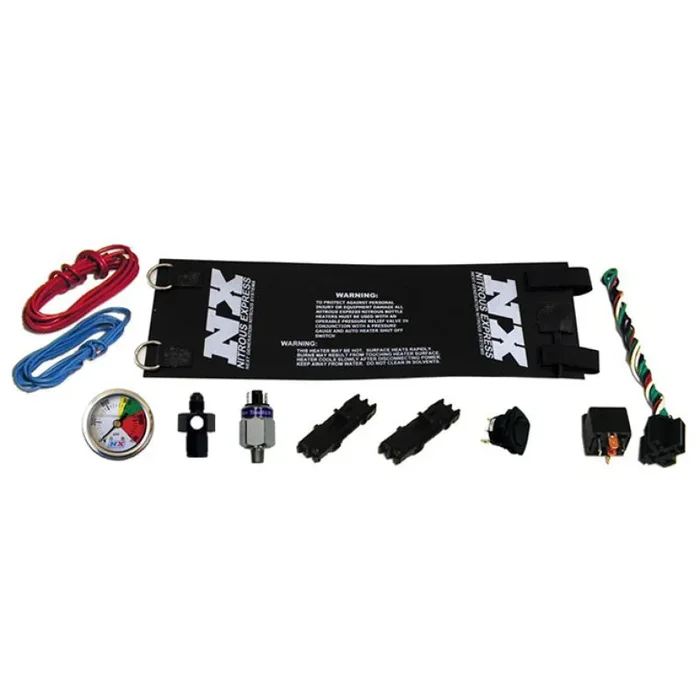 Nitrous Express Heavy Duty Fully Automatic Bottle Heater (6AN) w/Gauge2.0 lb