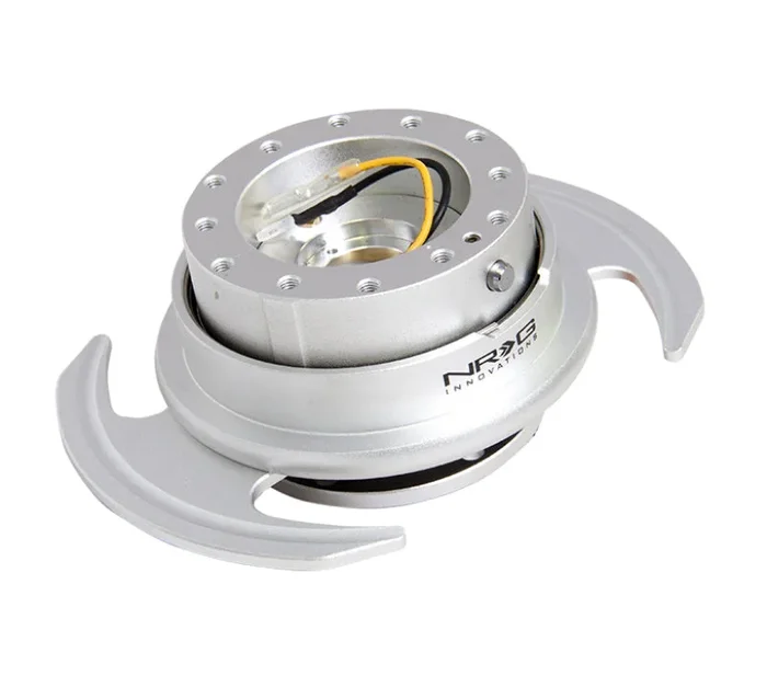 NRG Quick Release Kit Gen 3.0 – Silver Body / Silver Ring w/Handles