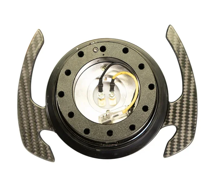 NRG Quick Release Kit Gen 4.0 – Black Body / Black Ring w/ CF Handles