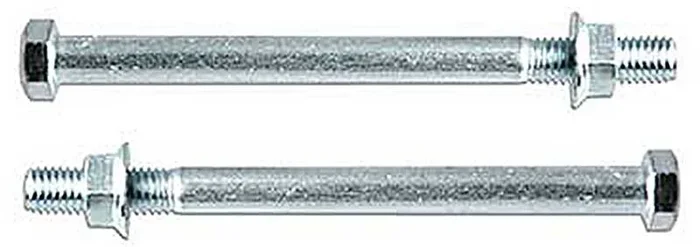 OER 1964-67 Ford/Mercury Hardware Set Front of Rear Leaf Spring Shoulder Bolt and Nut Set Pair