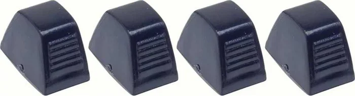 OER 1965-81 Black Heater Control Knob Set K409