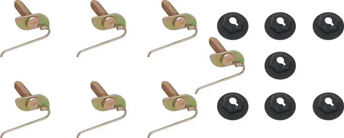OER 1967 Plymouth Barracuda Trunk Lid Molding Hardware Set – 14 piece MN2173