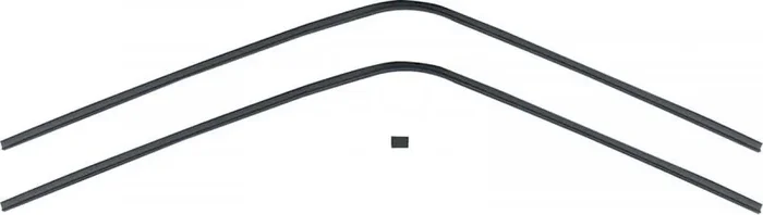 OER 1969 Charger 500 / Daytona 3 Piece Interior Rear Window Molding Set MB2805