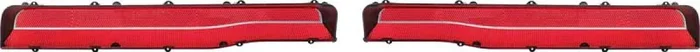 OER 1969 Dodge Charger / Daytona Tail Lamp Lenses – with Horizontal Silver Accent Stripe MB1856