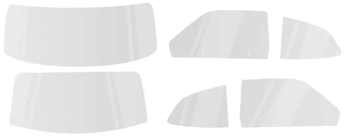 OER 1973-74 Dart Sport//Duster, Glass Set, Clear *MM1728A