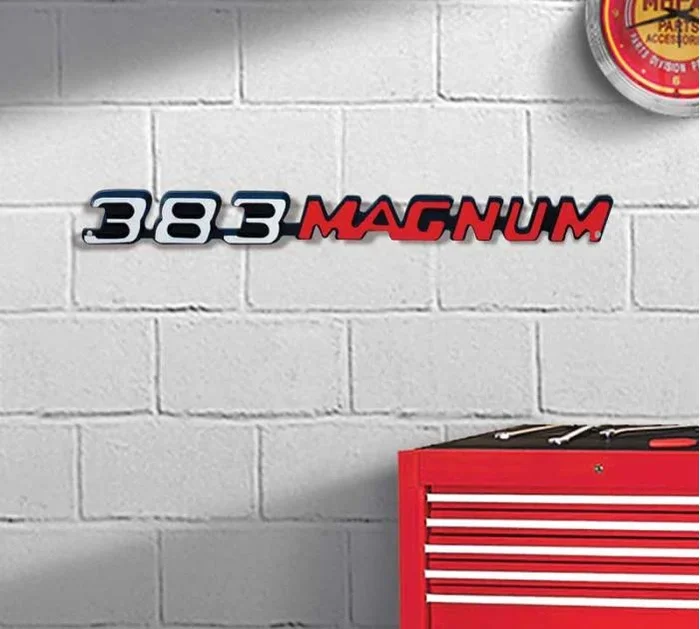 OER 21″ X 2″ 383 Magnum Metal Sign PS500110