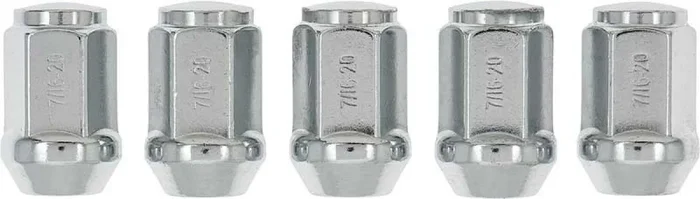 OER 7/16″ X 20 Acorn Lug Nut Set, 5 Pieces, Chrome 716201