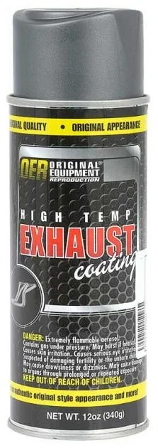 OER Cast Iron Gray Hi-Temp Exhaust Coating – 16 Oz Aerosol Can K0090