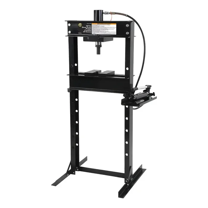 OMEGA 60253 25 Ton Shop Press, Hand Pump
