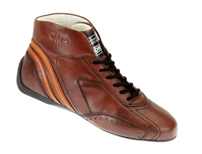 OMP Carrera Low Boots My2021 Brown – Size 39 (Fia 8856-2018)