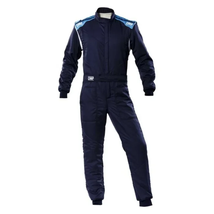OMP First-S Overall Navy Blue/Cyan – Size 52 (Fia 8856-2018)