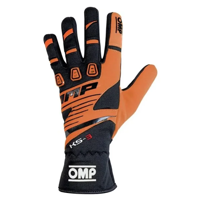 OMP KS-3 Gloves Orange/Black – Size 5 (For Children)