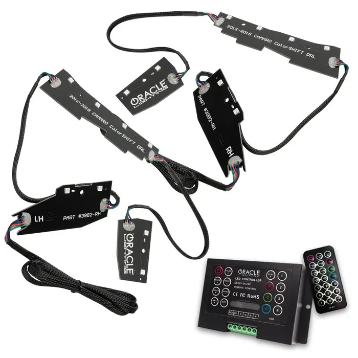 Oracle 16-18 Chevy Camaro RGB+W Headlight DRL Upgrade Kit – ColorSHIFT w/ 2.0 Cntrl