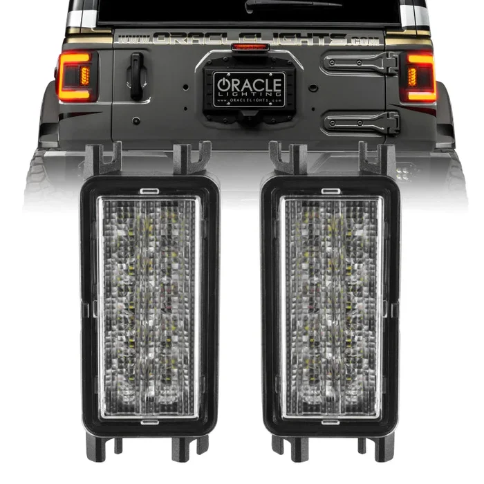 Oracle 2018+ Jeep Wrangler JL Dual Function Reverse LED Flush Taillight – Amber/White SEE WARRANTY
