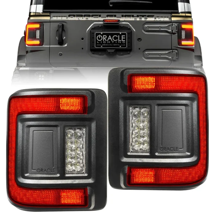 Oracle 2018+ Jeep Wrangler Rubicon/Sport LED Flush Mount Tail Light – Tinted