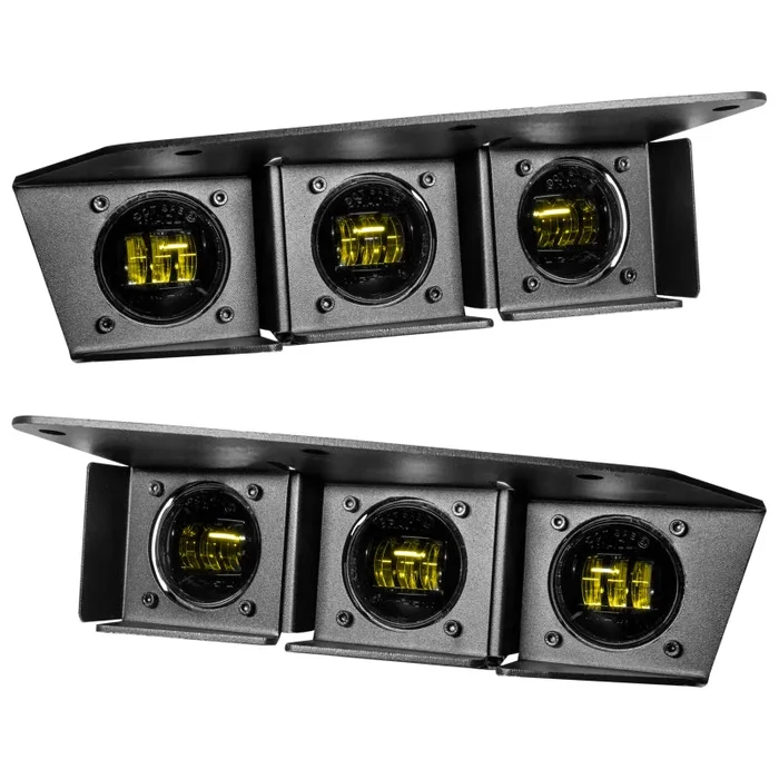 ORACLE Lighting 21-22 Ford Bronco Triple LED Fog Light Kit for Steel Bumper – Yellow SEE WARRANTY