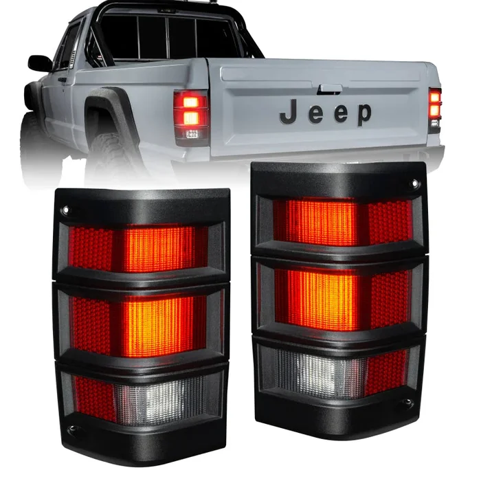 ORACLE Lighting Jeep Comanche MJ LED Tail Lights – Standard Red Lens SEE WARRANTY